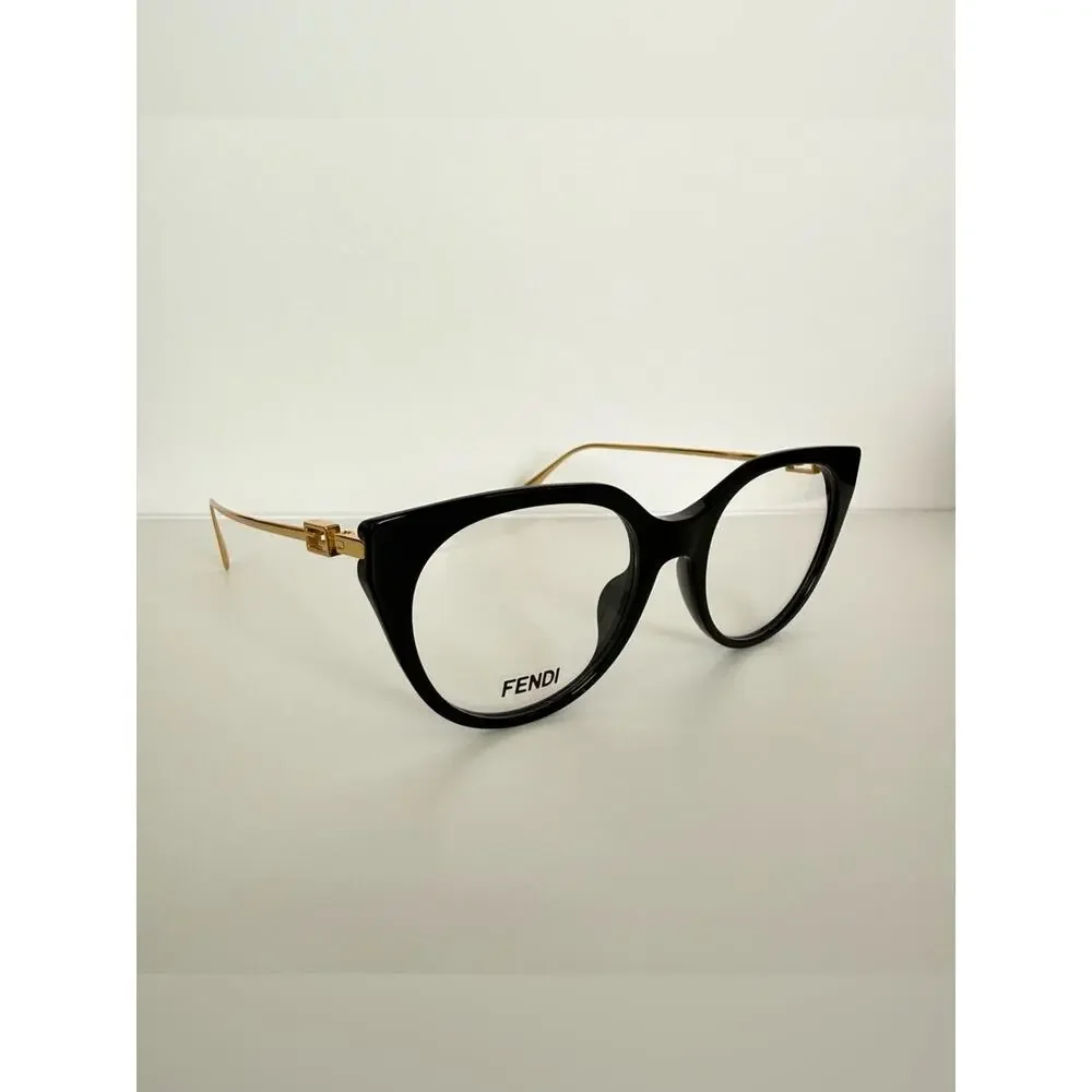 NEW!! Fendi women eyeglasses FE50010I 001 Authentic